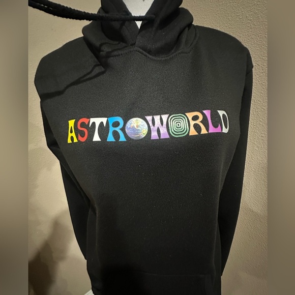 Travis Scott Astroworld black zipper jacket size L - Picture 2 of 5